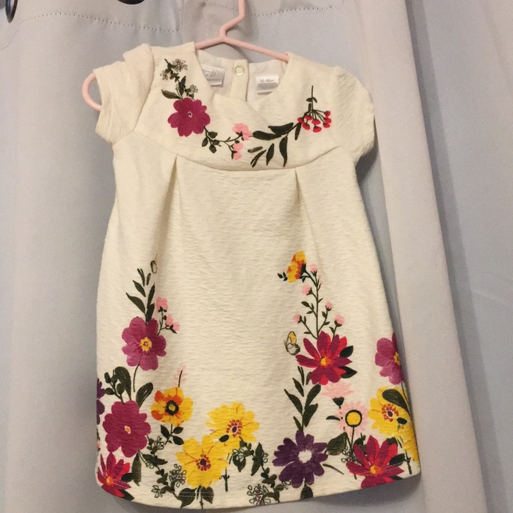 Flowered spring dress